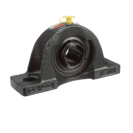 Sealmaster NPD-24 Mounted Ball Bearings, Black Oxide Bearing, Pillow Block Bearings, 1-1/2" Diameter, Cast Iron Housing, Double Set Screw Locking, Felt Labyrinth Seal, Wide Inner Race