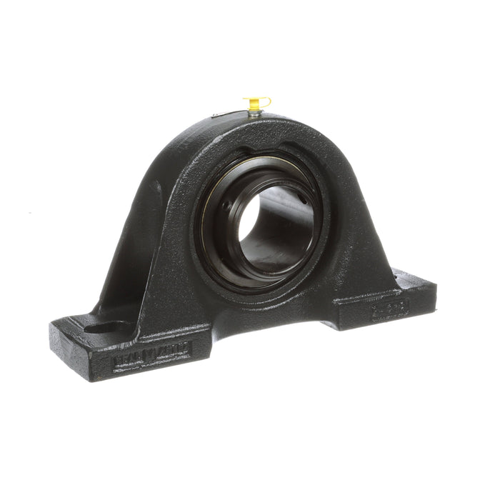 Sealmaster SPD-43 Mounted Ball Bearings, Black Oxide Bearing, Pillow Block Bearings, 2-11/16" Diameter, Cast Iron Housing, Double Set Screw Locking, Felt Labyrinth Seal, Wide Inner Race