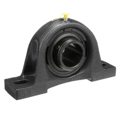 Sealmaster MSPD-36 Mounted Ball Bearings, Black Oxide Bearing, Pillow Block Bearings, 2-1/4" Diameter, Cast Iron Housing, Double Set Screw Locking, Felt Labyrinth Seal, Wide Inner Race