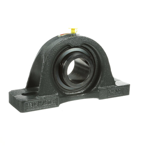 Sealmaster MPD-31 Mounted Ball Bearings, Black Oxide Bearing, Pillow Block Bearings, 1-15/16" Diameter, Cast Iron Housing, Double Set Screw Locking, Felt Labyrinth Seal, Wide Inner Race