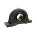 Sealmaster MP-56C Mounted Ball Bearings, Black Oxide Bearing, Pillow Block Bearings, 3-1/2" Diameter, Cast Iron Housing, Set Screw Locking, Contact Seal, Wide Inner Race