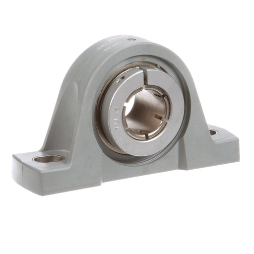 Sealmaster CRPC-PN20T Mounted Ball Bearings, Phosphorous Nickel Coated Bearing, Pillow Block Bearings, 1-1/4" Diameter, Thermoplastic Housing,  Concentric Locking, High Performance Seal (HPS), Wide Inner Race