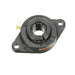 Sealmaster MSFT-20T Mounted Ball Bearings, Black Oxide Bearing, 2 Bolt Flange Bearings, 1-1/4" Diameter, Cast Iron Housing, Concentric Locking, Felt Labyrinth Seal, Wide Inner Race