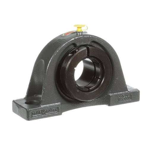 Sealmaster NP-32T Mounted Ball Bearings, Black Oxide Bearing, Pillow Block Bearings, 2" Diameter, Cast Iron Housing, Concentric Locking, Felt Labyrinth Seal, Wide Inner Race