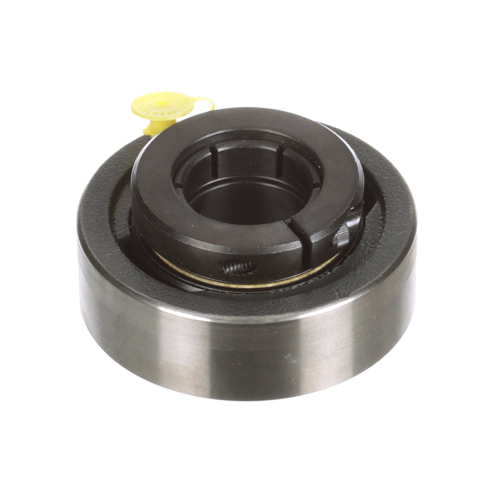 Sealmaster SC-23T Mounted Ball Bearings, Black Oxide Bearing, Cylindrical Cartridge Bearing, 1-7/16" Diameter, Cast Iron Housing, Concentric Locking, Felt Labyrinth Seal, Wide Inner Race