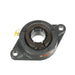 Sealmaster SFT-24T Mounted Ball Bearings, Black Oxide Bearing, 2 Bolt Flange Bearings, 1-1/2" Diameter, Cast Iron Housing, Concentric Locking, Felt Labyrinth Seal, Wide Inner Race