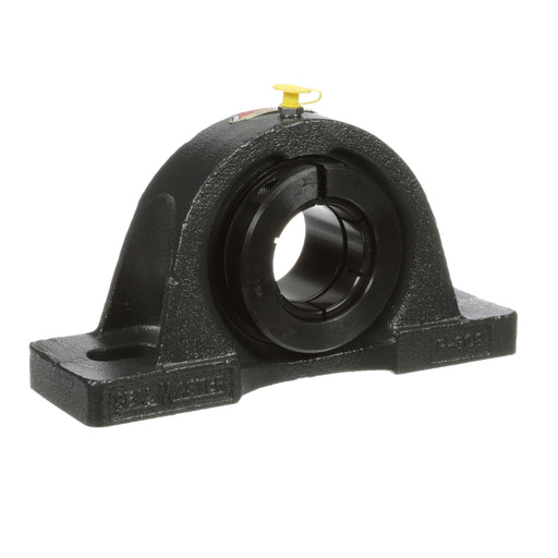 Sealmaster MP-32T Mounted Ball Bearings, Black Oxide Bearing, Pillow Block Bearings, 2" Diameter, Cast Iron Housing, Concentric Locking, Felt Labyrinth Seal, Wide Inner Race