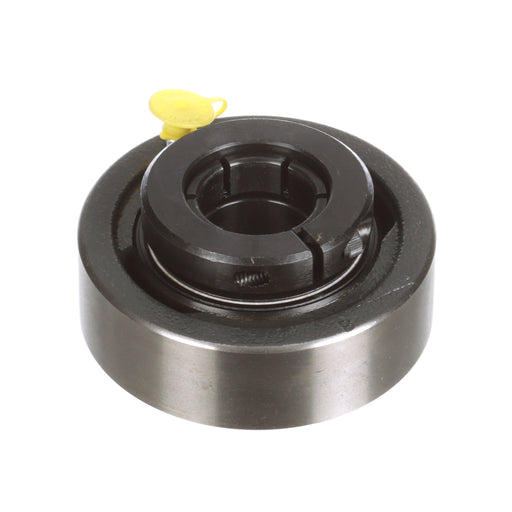 Sealmaster MSC-20T Mounted Ball Bearings, Black Oxide Bearing, Cylindrical Cartridge Bearing, 1-1/4" Diameter, Cast Iron Housing, Concentric Locking, Felt Labyrinth Seal, Wide Inner Race