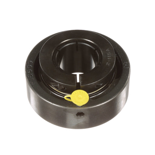 Sealmaster MSC-28T Mounted Ball Bearings, Black Oxide Bearing, Cylindrical Cartridge Bearing, 1-3/4" Diameter, Cast Iron Housing, Concentric Locking, Felt Labyrinth Seal, Wide Inner Race