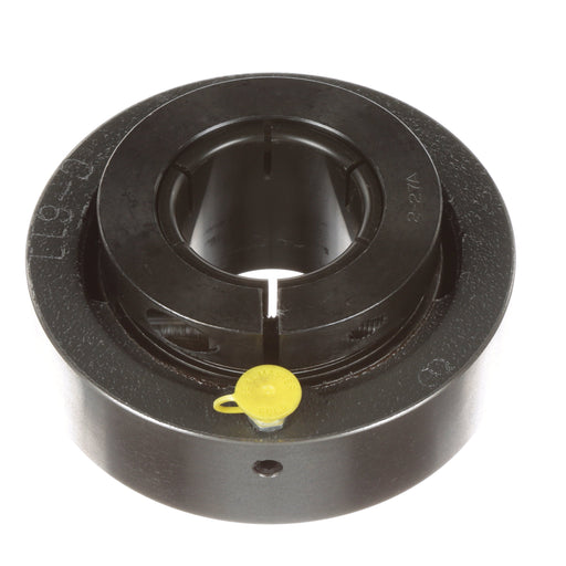 Sealmaster MSC-35T Mounted Ball Bearings, Black Oxide Bearing, Cylindrical Cartridge Bearing, 2-3/16" Diameter, Cast Iron Housing, Concentric Locking, Felt Labyrinth Seal, Wide Inner Race