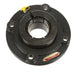 Sealmaster MFC-310TMC Mounted Ball Bearings, Black Oxide Bearing, 4 Bolt Piloted Flange Bearings, 50mm Diameter, Cast Iron Housing, Concentric Locking, Contact Seal, Wide Inner Race