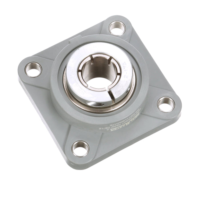 Sealmaster CRFC-PN20T  Mounted Ball Bearings, Phosphorous Nickel Coated Bearing, 4 Bolt Flange Bearings, 1-1/4" Diameter, Thermoplastic Housing,  Concentric Locking, High Performance Seal (HPS), Wide Inner Race