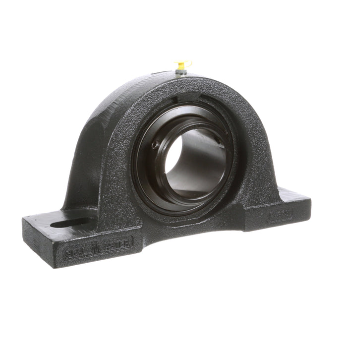 Sealmaster MPD-56 Mounted Ball Bearings, Black Oxide Bearing, Pillow Block Bearings, 3-1/2" Diameter, Cast Iron Housing, Double Set Screw Locking, Felt Labyrinth Seal, Wide Inner Race