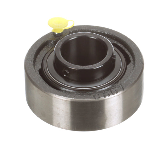 Sealmaster SC-208 Mounted Ball Bearings, Black Oxide Bearing, Cylindrical Cartridge Bearing, 40mm Diameter, Cast Iron Housing, Set Screw Locking, Felt Labyrinth Seal, Wide Inner Race