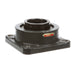 Sealmaster MSF-315 Mounted Ball Bearings, Black Oxide Bearing, 4 Bolt Flange Bearings, 75mm Diameter, Cast Iron Housing, Set Screw Locking, Felt Labyrinth Seal, Wide Inner Race