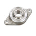 Sealmaster CRFTS-PN19 RMW Mounted Ball Bearings, Phosphorous Nickel Coated Bearing, 2 Bolt Flange Bearings, 1-3/16" Diameter, Stainless Steel Housing, Set Screw Locking, High Performance Seal (HPS), Reduced Maintenance - Lubed for Life, Wide Inner Race