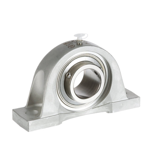 Sealmaster CRPS-PN32 Mounted Ball Bearings, Phosphorous Nickel Coated Bearing, Pillow Block Bearings, 2" Diameter, Stainless Steel Housing, Set Screw Locking, High Performance Seal (HPS), Wide Inner Race