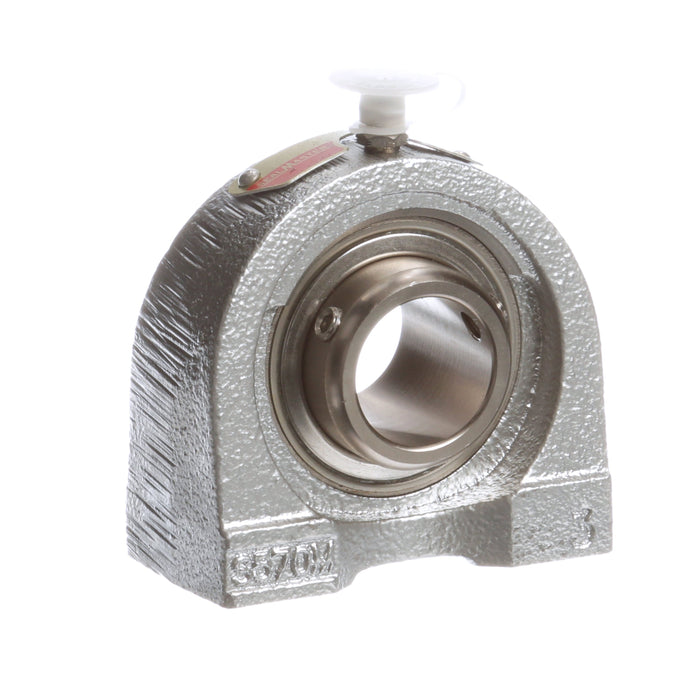 Sealmaster CRTBF-PN20 RMW Mounted Ball Bearings, Phosphorous Nickel Coated Bearing, Tapped Base Pillow Block Bearings, 1-1/4" Diameter, Flouropolymer Coated Cast Iron Housing, Set Screw Locking, High Performance Seal (HPS), Reduced Maintenance - Lubed for Life, Wide Inner Race