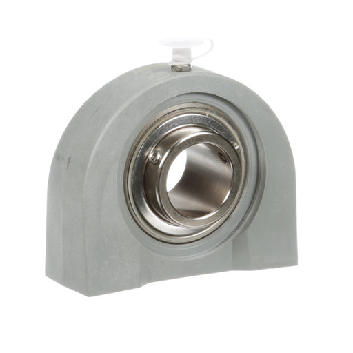 Sealmaster CRTBC-PN19 RMW Mounted Ball Bearings, Phosphorous Nickel Coated Bearing, Tapped Base Pillow Block Bearings, 1-3/16" Diameter, Thermoplastic Housing,  Set Screw Locking, High Performance Seal (HPS), Reduced Maintenance - Lubed for Life, Wide Inner Race