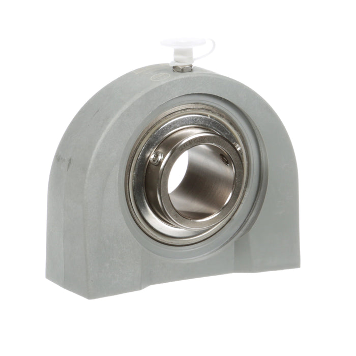 Sealmaster CRTBC-PN19 Mounted Ball Bearings, Phosphorous Nickel Coated Bearing, Tapped Base Pillow Block Bearings, 1-3/16" Diameter, Thermoplastic Housing,  Set Screw Locking, High Performance Seal (HPS), Wide Inner Race