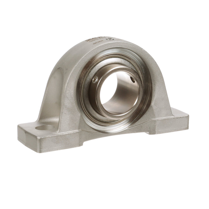 Sealmaster CRPS-PN31 RMW Mounted Ball Bearings, Phosphorous Nickel Coated Bearing, Pillow Block Bearings, 1-15/16" Diameter, Stainless Steel Housing, Set Screw Locking, High Performance Seal (HPS), Reduced Maintenance - Lubed for Life, Wide Inner Race