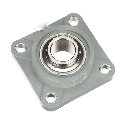 Sealmaster CRFS-PN22 Mounted Ball Bearings, Phosphorous Nickel Coated Bearing, 4 Bolt Flange Bearings, 1-3/8" Diameter, Stainless Steel Housing, Set Screw Locking, High Performance Seal (HPS), Wide Inner Race