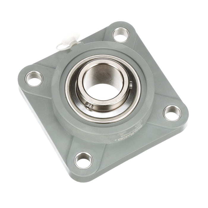 Sealmaster CRFS-PN22 Mounted Ball Bearings, Phosphorous Nickel Coated Bearing, 4 Bolt Flange Bearings, 1-3/8" Diameter, Stainless Steel Housing, Set Screw Locking, High Performance Seal (HPS), Wide Inner Race