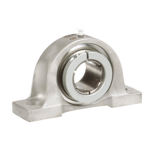 Sealmaster CRPS-PN28T Mounted Ball Bearings, Phosphorous Nickel Coated Bearing, Pillow Block Bearings, 1-3/4" Diameter, Stainless Steel Housing, Concentric Locking, High Performance Seal (HPS), Wide Inner Race