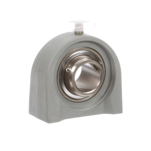 Sealmaster CRTBC-PN205 Mounted Ball Bearings, Phosphorous Nickel Coated Bearing, Tapped Base Pillow Block Bearings, 25mm Diameter, Thermoplastic Housing,  Set Screw Locking, High Performance Seal (HPS), Wide Inner Race