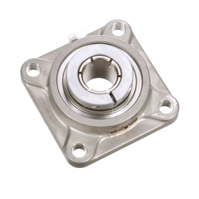 Sealmaster CRFS-PN20RT Mounted Ball Bearings, Phosphorous Nickel Coated Bearing, 4 Bolt Flange Bearings, 1-1/4" Diameter, Stainless Steel Housing, Concentric Locking, High Performance Seal (HPS), Wide Inner Race