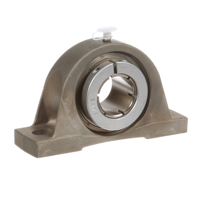 Sealmaster CRPS-PN23T Mounted Ball Bearings, Phosphorous Nickel Coated Bearing, Pillow Block Bearings, 1-7/16" Diameter, Stainless Steel Housing, Concentric Locking, High Performance Seal (HPS), Wide Inner Race