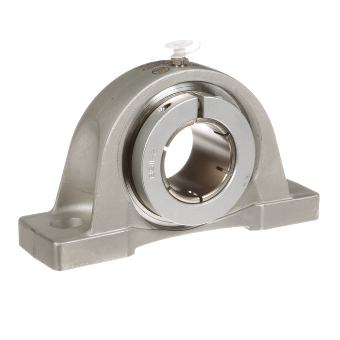 Sealmaster CRPS-PN35T Mounted Ball Bearings, Phosphorous Nickel Coated Bearing, Pillow Block Bearings, 2-3/16" Diameter, Stainless Steel Housing, Concentric Locking, High Performance Seal (HPS), Wide Inner Race