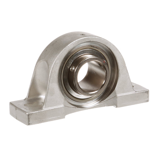 Sealmaster CRPS-PN208 RMW Mounted Ball Bearings, Phosphorous Nickel Coated Bearing, Pillow Block Bearings, 40mm Diameter, Stainless Steel Housing, Set Screw Locking, High Performance Seal (HPS), Reduced Maintenance - Lubed for Life, Wide Inner Race