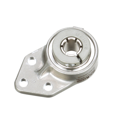 Sealmaster CRFBS-PN12T RMW Mounted Ball Bearings, Phosphorous Nickel Coated Bearing, 3 Bolt Flange Bracket Bearings, 3/4" Diameter, Stainless Steel Housing, Concentric Locking, High Performance Seal (HPS), Reduced Maintenance - Lubed for Life, Wide Inner Race