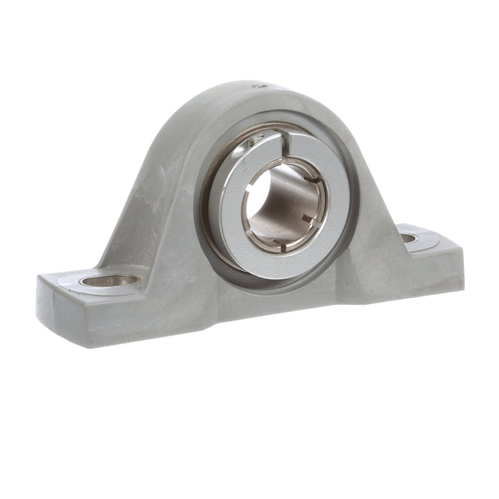 Sealmaster CRPC-PN23T RMW Mounted Ball Bearings, Phosphorous Nickel Coated Bearing, Pillow Block Bearings, 1-7/16" Diameter, Thermoplastic Housing,  Concentric Locking, High Performance Seal (HPS), Reduced Maintenance - Lubed for Life, Wide Inner Race