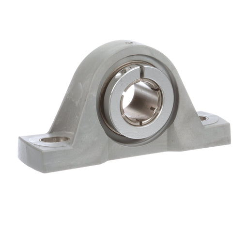 Sealmaster CRPC-PN16T RMW Mounted Ball Bearings, Phosphorous Nickel Coated Bearing, Pillow Block Bearings, 1" Diameter, Thermoplastic Housing,  Concentric Locking, High Performance Seal (HPS), Reduced Maintenance - Lubed for Life, Wide Inner Race