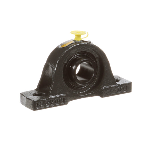 Sealmaster NP-16 DRT Mounted Ball Bearings, Black Oxide Bearing, Pillow Block Bearings, 1" Diameter, Cast Iron Housing, Set Screw Locking, Triple Lip Seal, High Contamination, Wide Inner Race