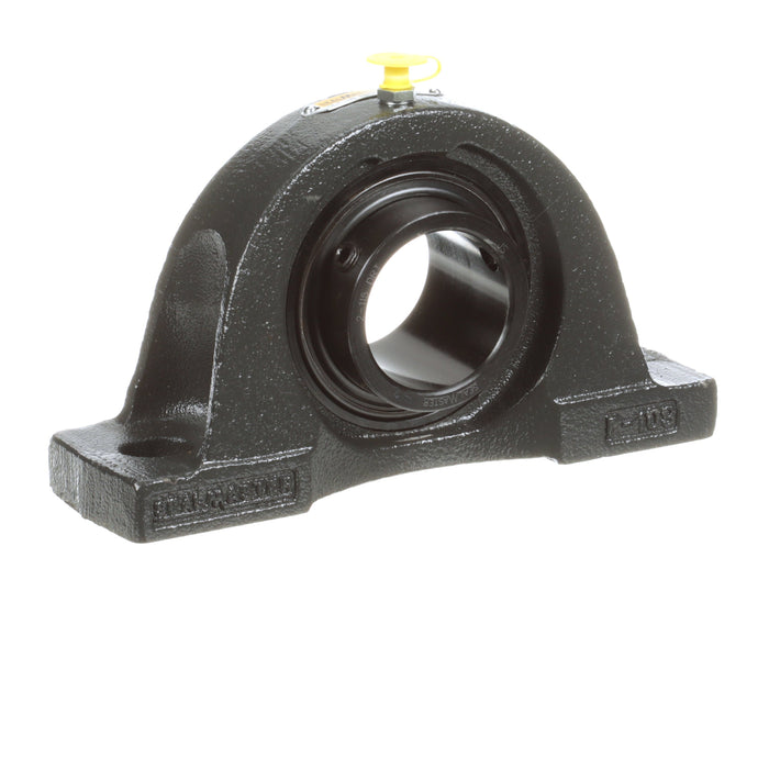 Sealmaster NP-31 DRT Mounted Ball Bearings, Black Oxide Bearing, Pillow Block Bearings, 1-15/16" Diameter, Cast Iron Housing, Set Screw Locking, Triple Lip Seal, High Contamination, Wide Inner Race