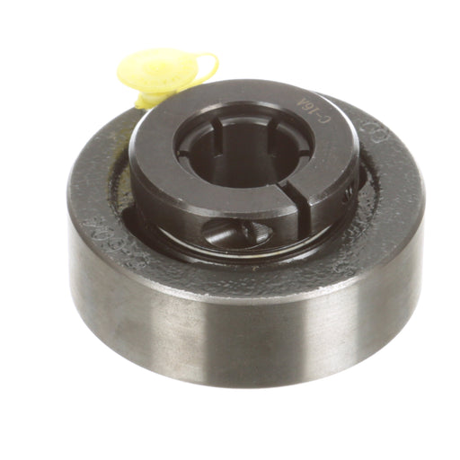 Sealmaster SC-15T Mounted Ball Bearings, Black Oxide Bearing, Cylindrical Cartridge Bearing, 15/16" Diameter, Cast Iron Housing, Concentric Locking, Felt Labyrinth Seal, Wide Inner Race