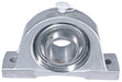 Sealmaster CRPS-SS20 RMW Mounted Ball Bearings, Stainless Steel Bearing, Pillow Block Bearings, 1-1/4" Diameter, Stainless Steel Housing, Set Screw Locking, High Performance Seal (HPS), Reduced Maintenance - Lubed for Life, Wide Inner Race