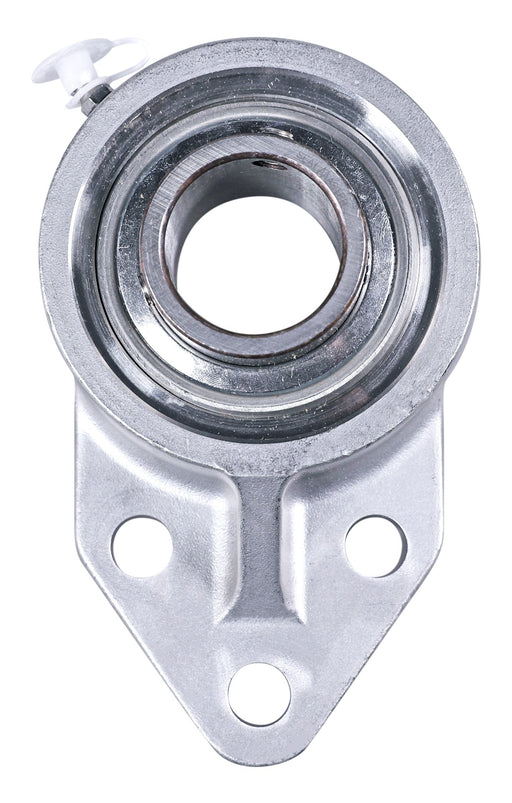 Sealmaster CRFBS-SS16 Mounted Ball Bearings, Stainless Steel Bearing, 3 Bolt Flange Bracket Bearings, 1" Diameter, Stainless Steel Housing, Set Screw Locking, High Performance Seal (HPS), Wide Inner Race