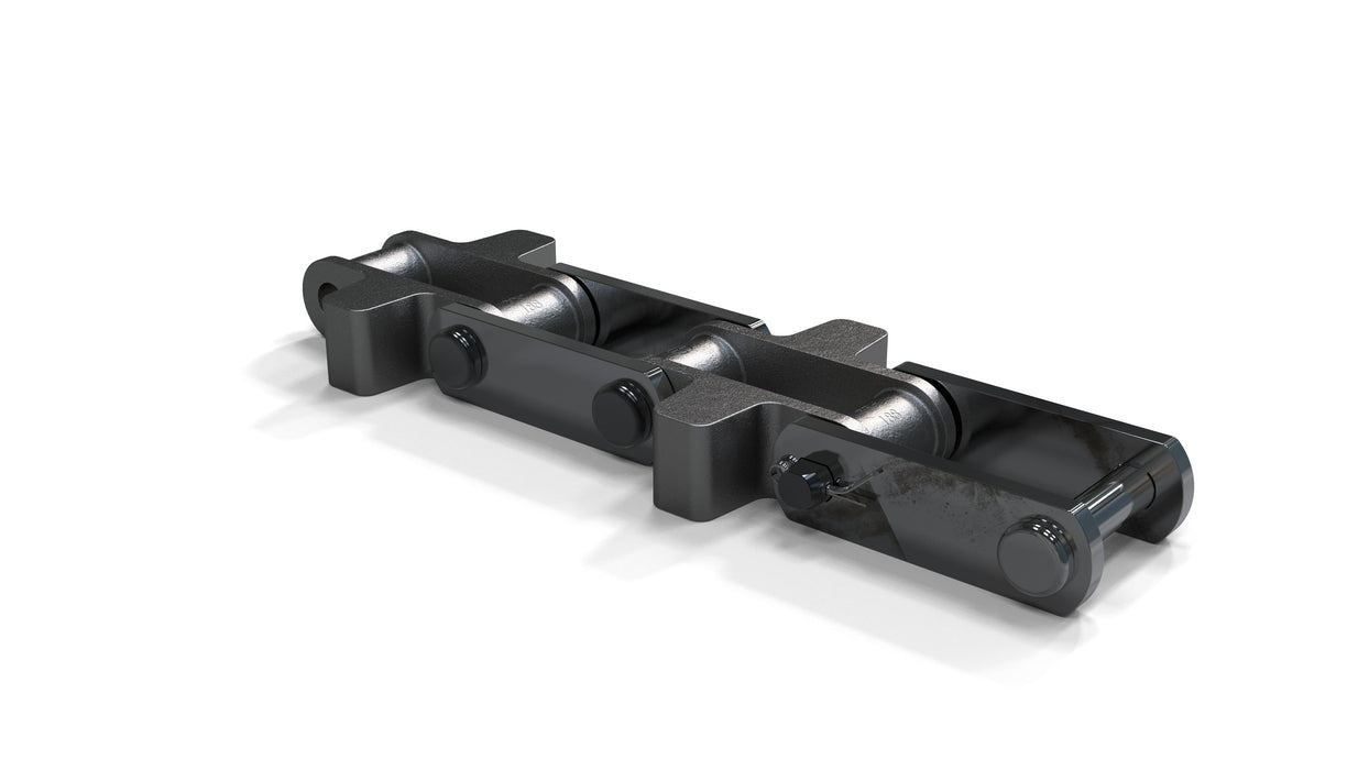 Engineering Chain, Combination, BRH188 Pitch, Chain, Cast Iron, 2.609" Pitch, 1 Strand,