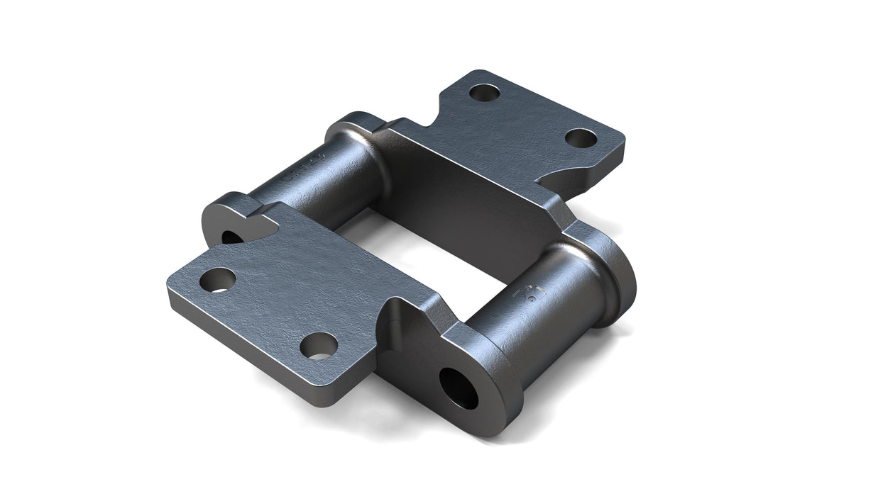 Engineering Chain, Combination, C102 Pitch, Chain, Cast Iron, 4" Pitch, 1 Strand, K-2, 