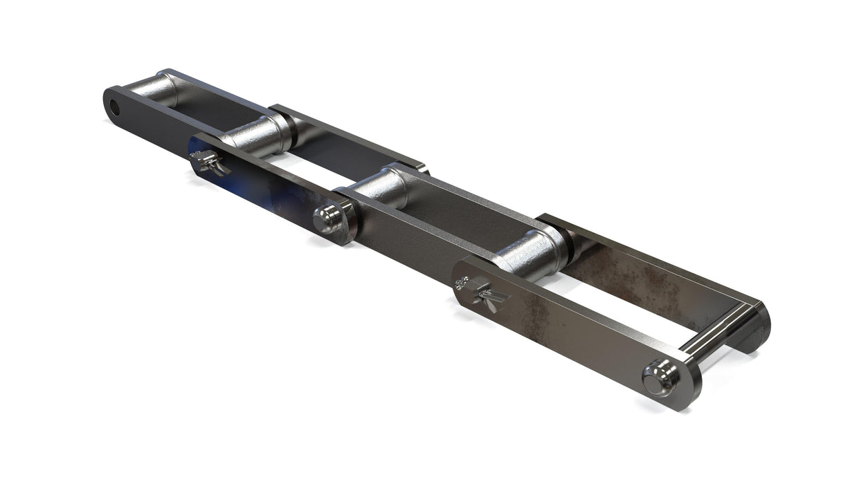 Engineering Chain, Combination, C110 Pitch, Chain, Cast Iron, 6" Pitch, 1 Strand,