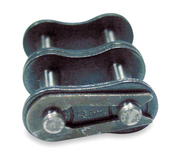 Roller Chain, ANSI Standard, 120 Pitch, Part, Carbon Steel, 1-1/2" Pitch, 1 Strand,