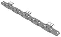 Roller Chain, ANSI Extended Pitch Attach, C2040 Pitch, Attachment Chain, 600 Stainless , 1" Pitch, 1 Strand, A-1, E4LP
