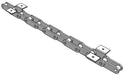 Roller Chain, ANSI Extended Pitch Attach, C2040 Pitch, Attachment Chain, Carbon Steel, 1" Pitch, 1 Strand, K-1, E8LP