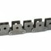 Roller Chain, ANSI Extended Pitch Attach, C2040 Pitch, Attachment Chain, Carbon Steel, 1" Pitch, 1 Strand, SK-1, EL