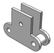 Roller Chain, ANSI Extended Pitch Attach, C2040 Pitch, Part, Carbon Steel, 1" Pitch, 1 Strand, SK-1, 