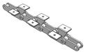 Roller Chain, ANSI Extended Pitch Attach, C2050 Pitch, Attachment Chain, 304 Stainless , 1-1/4" Pitch, 1 Strand, K-1, E2LP
